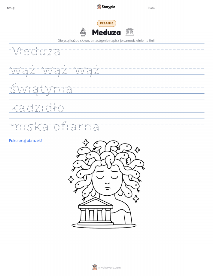 Ćwiczenie Pisania