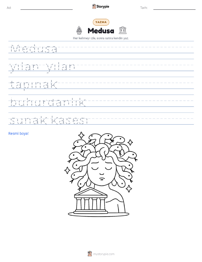 Yazma Pratiği