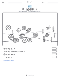 珀尔修斯 可打印工作表预览