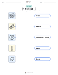 Perseus printable worksheet preview