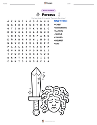 Perseus printable worksheet preview