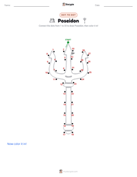 Poseidon printable worksheet preview