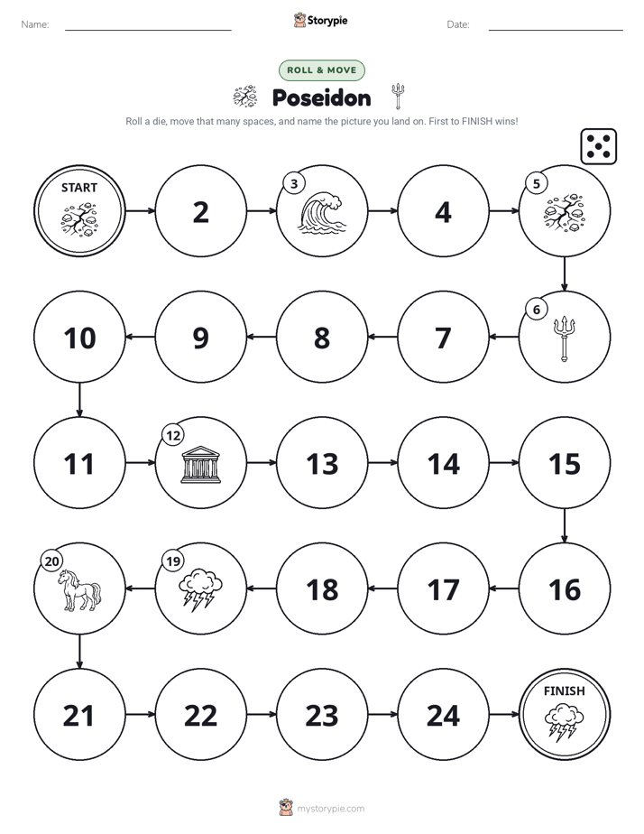 Roll & Move Game