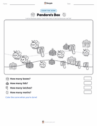 Pandora's Box printable worksheet preview