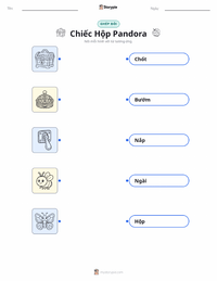 Tài liệu in sẵn Chiếc hộp Pandora cho trẻ em