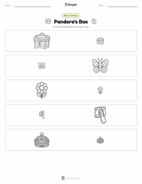 Pandora's Box printable worksheet preview