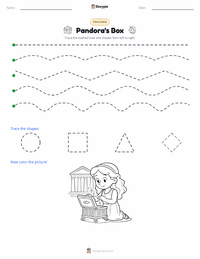 Pandora's Box printable worksheet preview