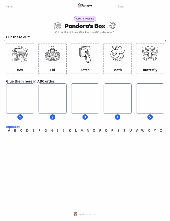 Cut & Paste Alphabet