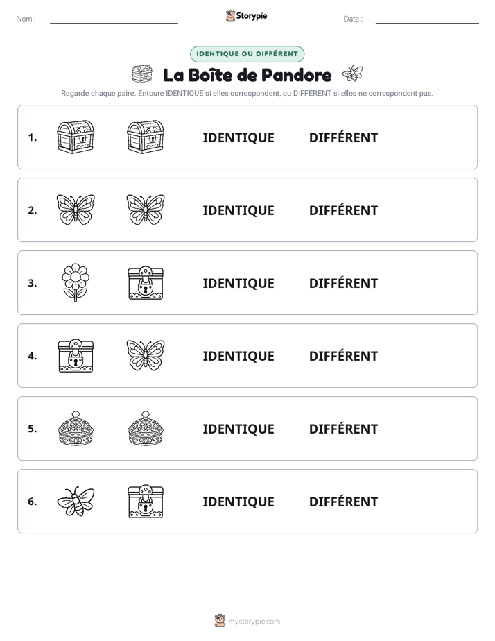 Identique ou Différent
