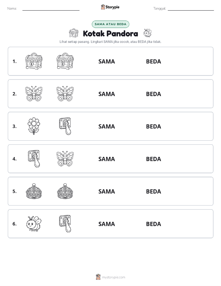 Sama atau Berbeda