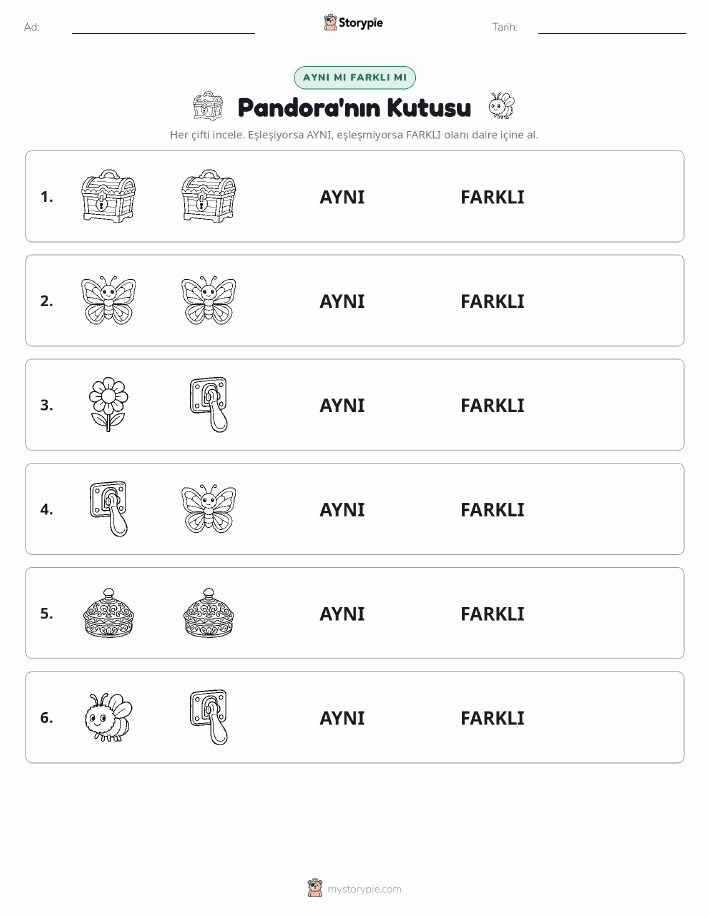 Aynı mı Farklı mı