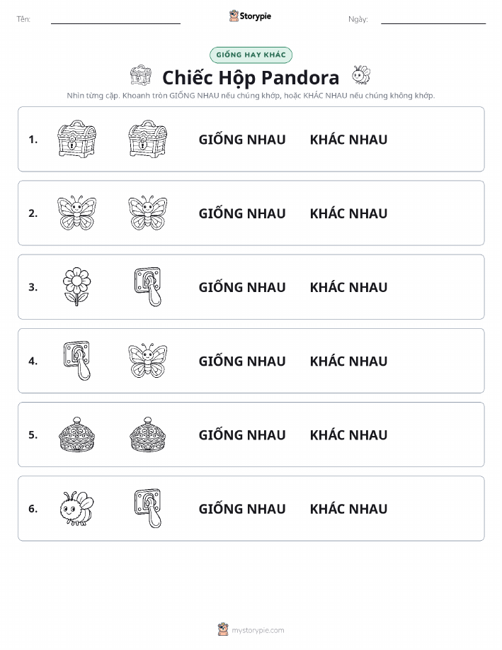 Giống Hay Khác