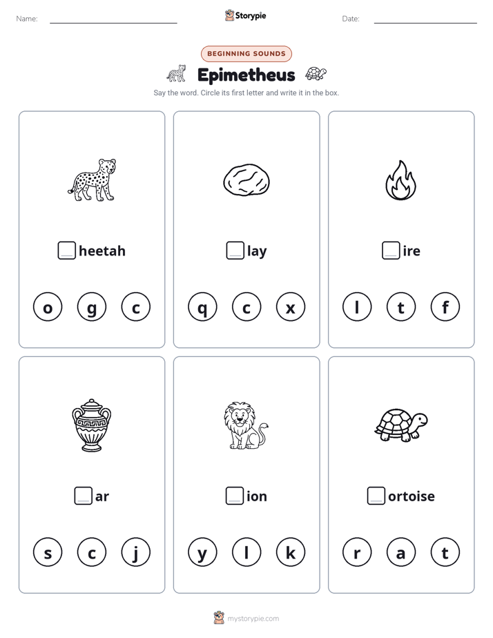 Beginning Sounds