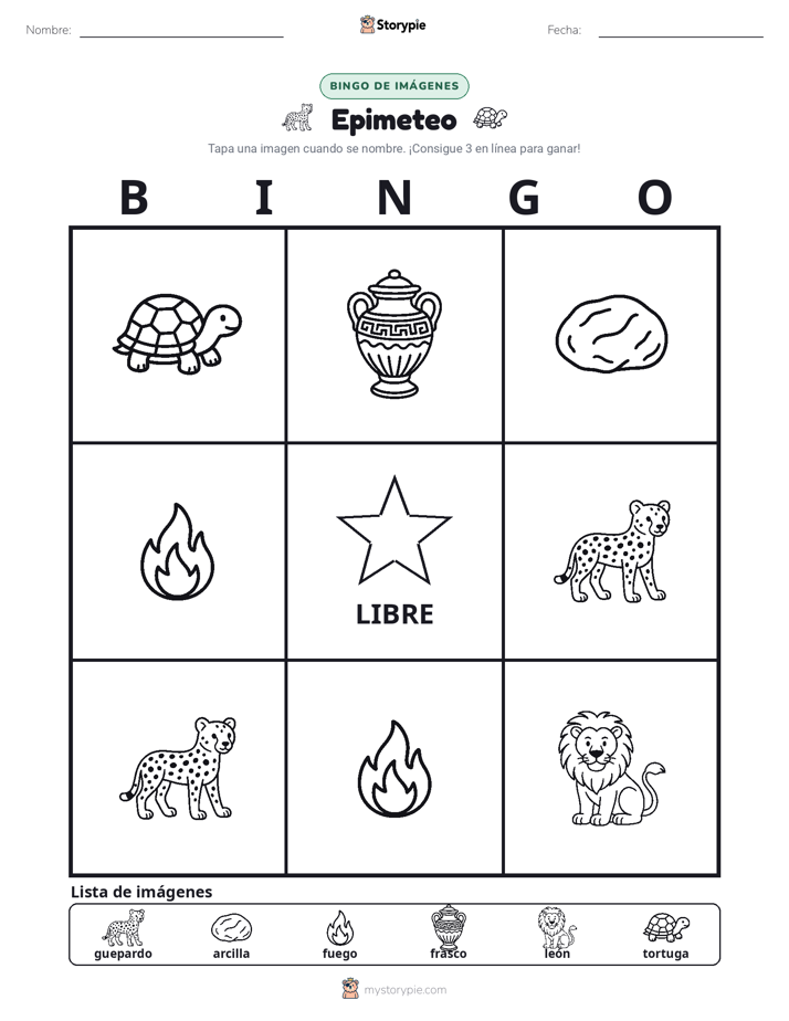 Bingo de Imágenes