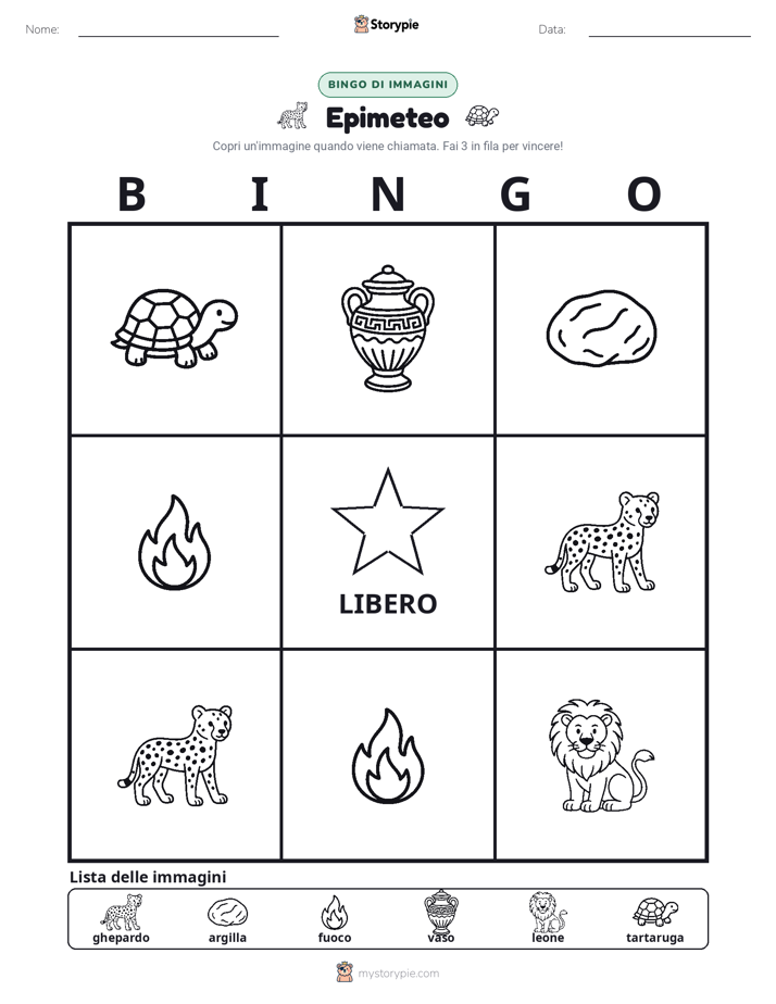 Bingo delle Immagini