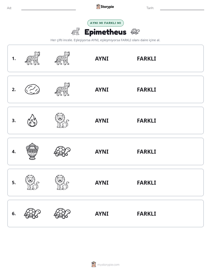 Aynı mı Farklı mı
