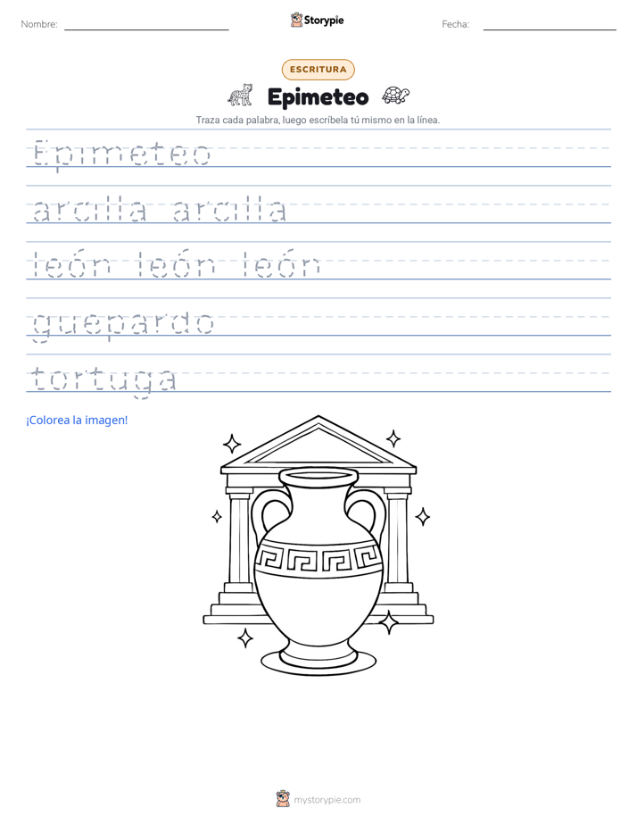 Práctica de Escritura