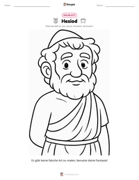 Hesiod druckbare Arbeitsblatt Vorschau