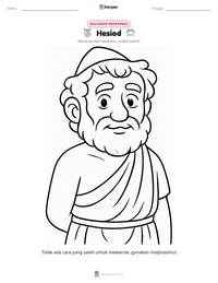 Prabaca lembar kerja cetak Hesiod
