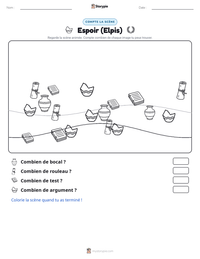 Aperçu de la feuille de travail imprimable Espoir (Elpis)