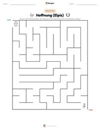 Hoffnung (Elpis) druckbare Arbeitsblatt Vorschau