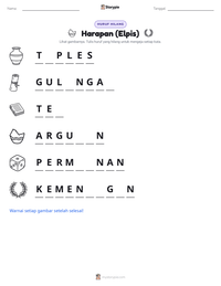 Prabaca lembar kerja cetak Harapan (Elpis)