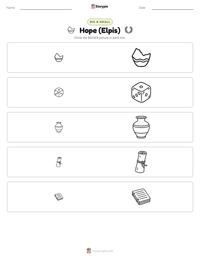 Hope (Elpis) printable worksheet preview