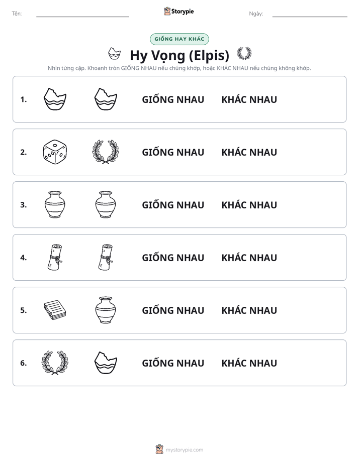 Giống Hay Khác