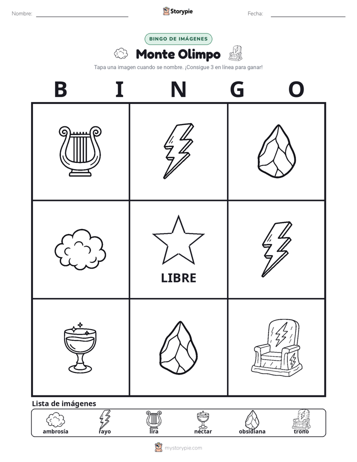 Bingo de Imágenes