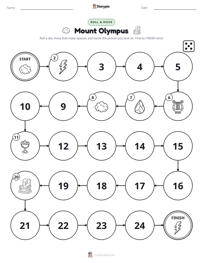 Roll & Move Game