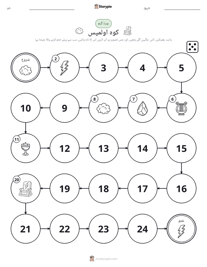 رول اور منتقل کریں کھیل