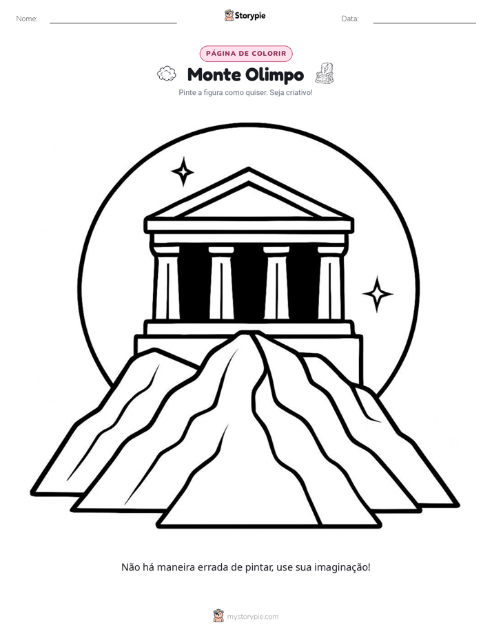 Página para colorir