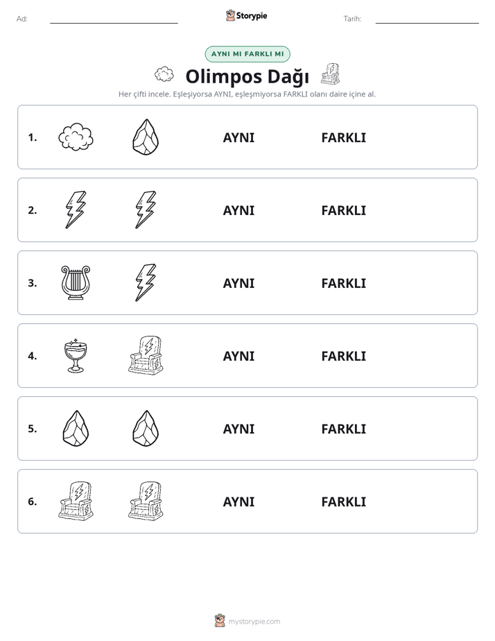 Aynı mı Farklı mı
