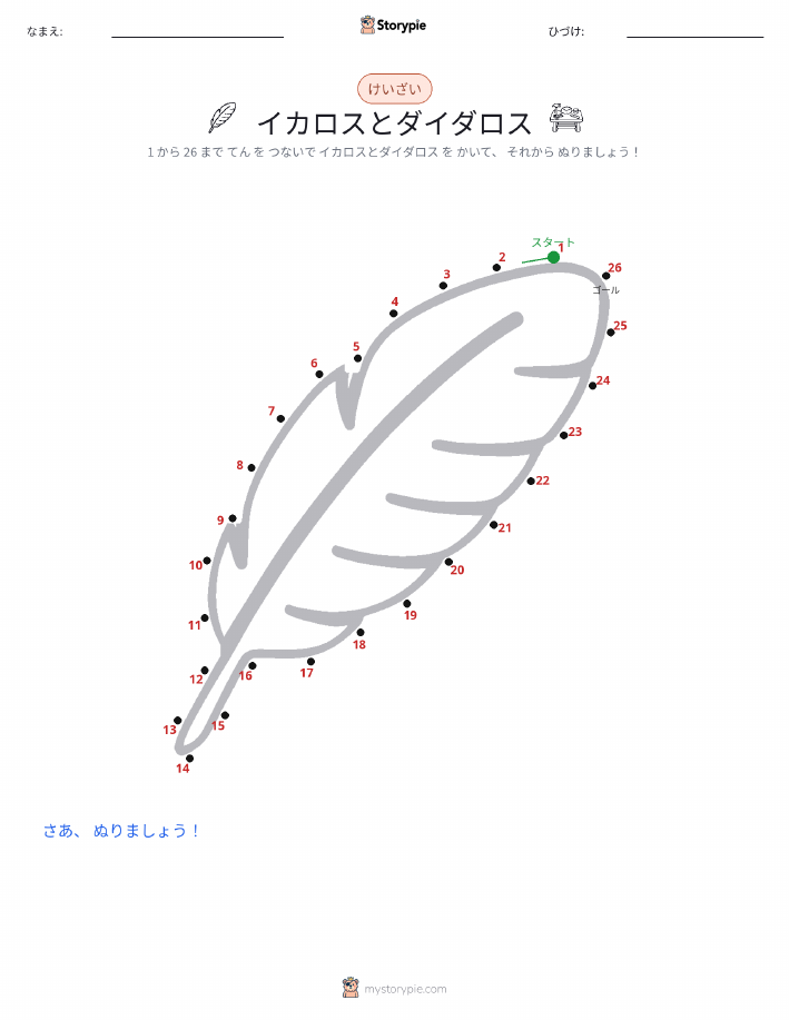 点つなぎ