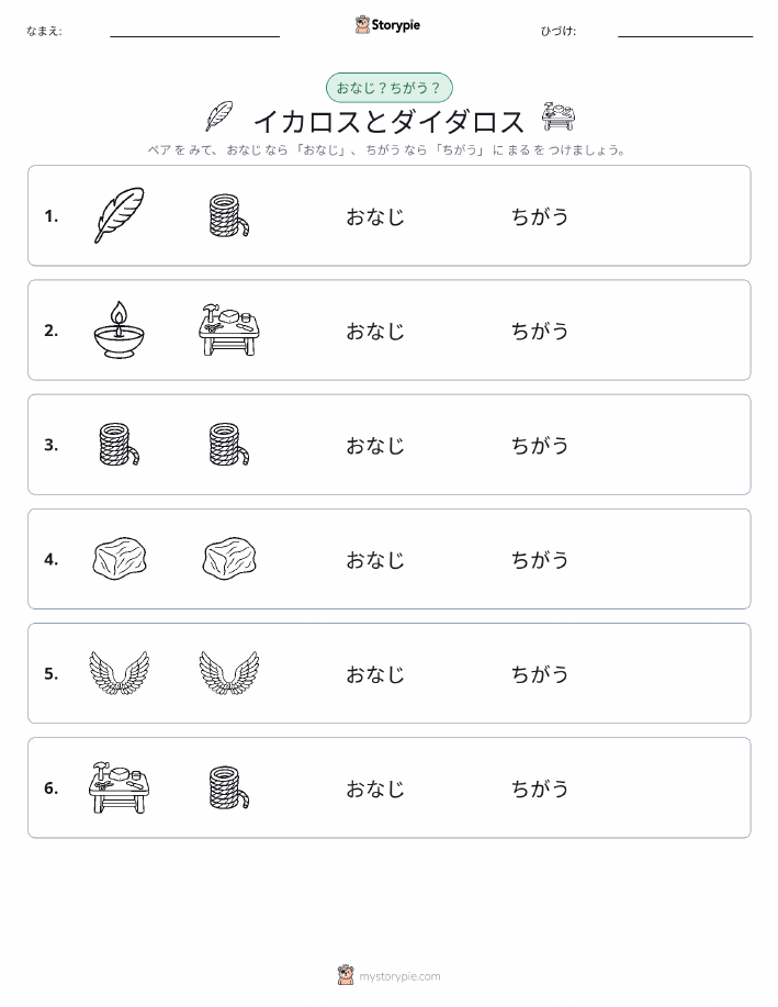同じか違うか
