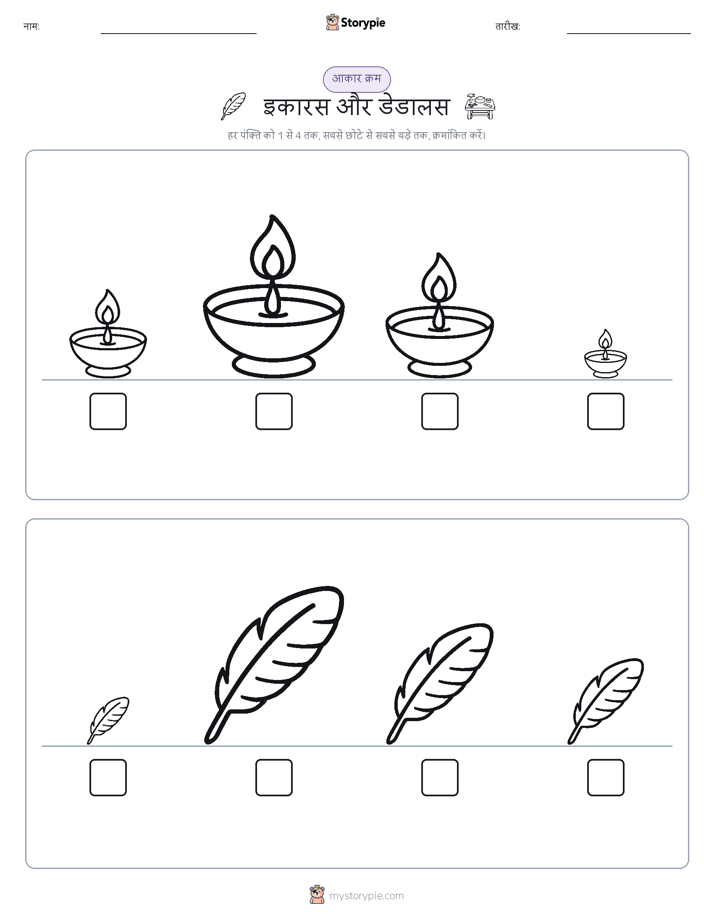 आकार क्रम