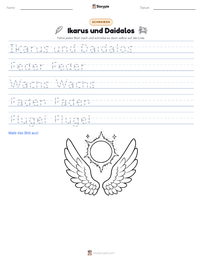 Schreibübung