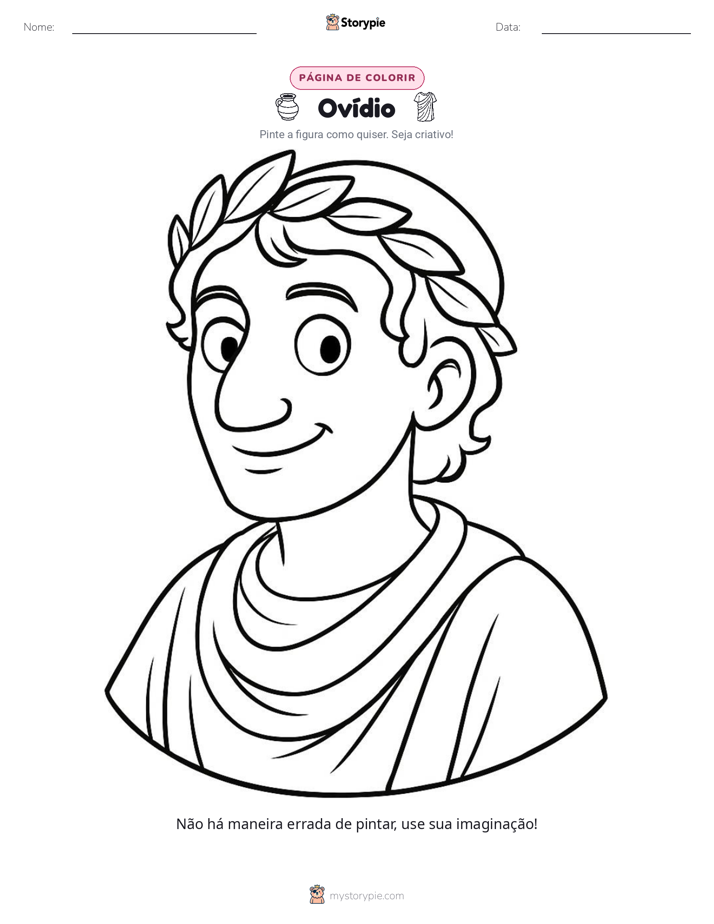 Página para colorir