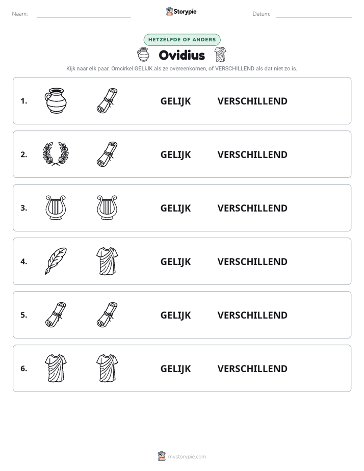 Zelfde of Verschillend