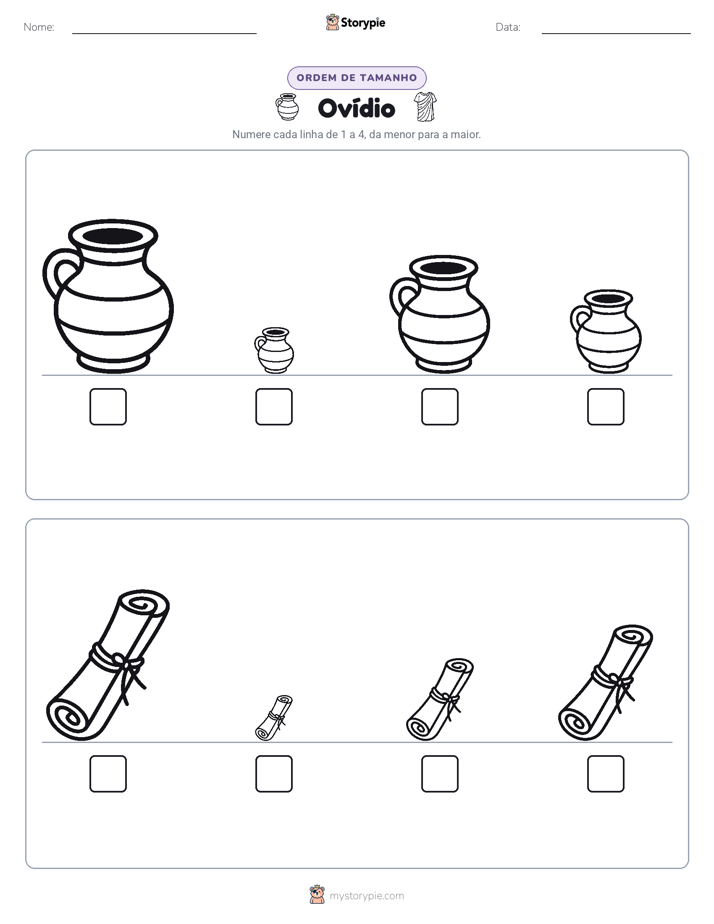 Ordem de Tamanho