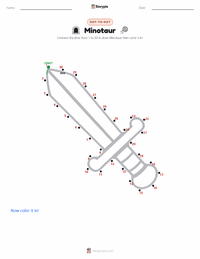 Minotaur printable worksheet preview