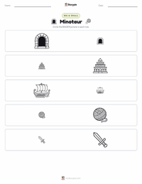 Minotaur printable worksheet preview