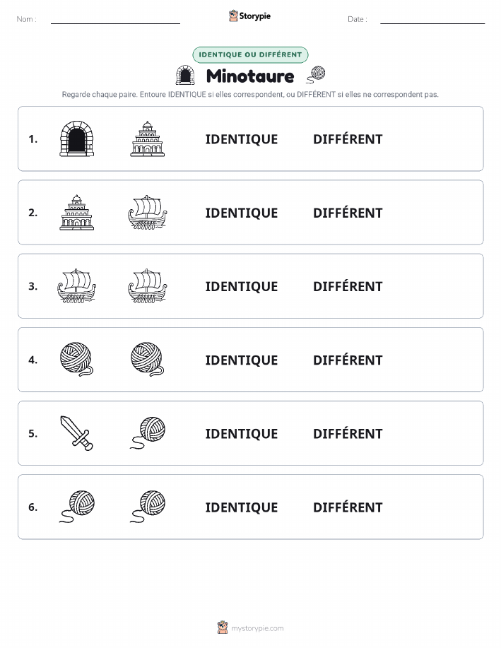 Identique ou Différent