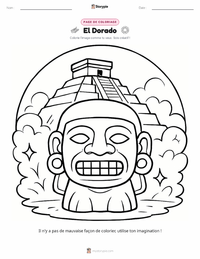Page de coloriage El Dorado pour les enfants