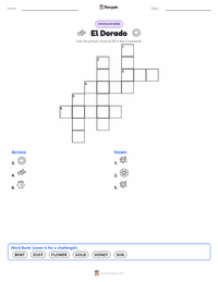 El Dorado printable worksheet preview