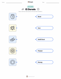 El Dorado printable worksheet for kids
