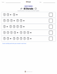 El Dorado printable worksheet preview