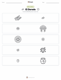 El Dorado printable worksheet preview