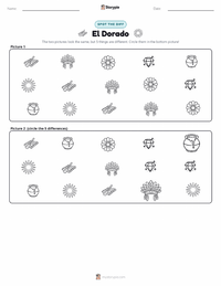 El Dorado printable worksheet preview