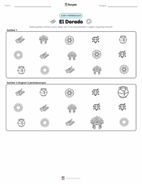 Prabaca lembar kerja cetak El Dorado